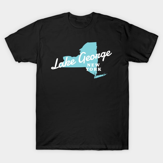 Lake George NY New York State Adirondacks T-Shirt by PodDesignShop